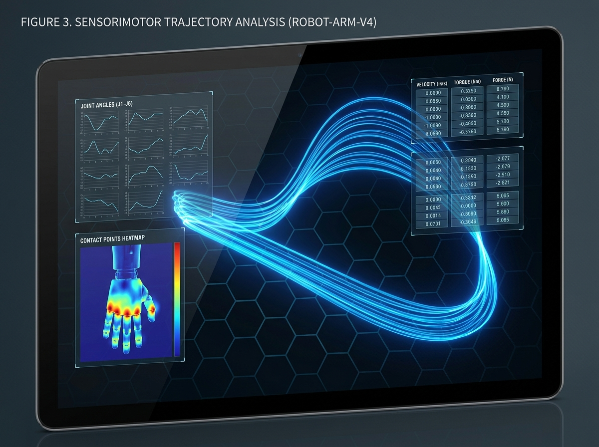 Robot sensorimotor data visualization
