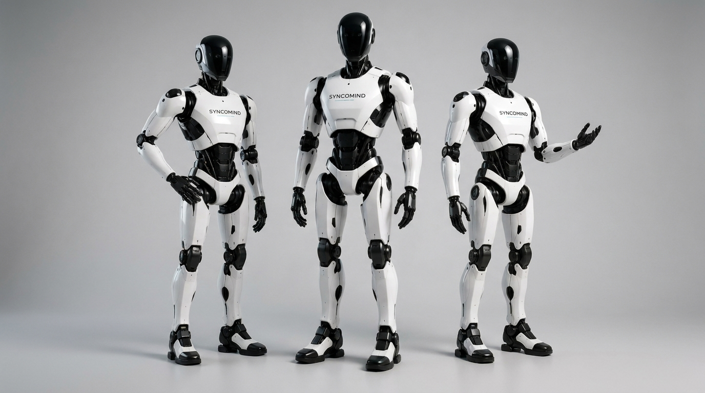 AGIBOT A2 Ultra, A2 Lite, and G2 side by side